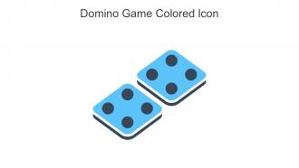 Domino Game Colored Icon In Powerpoint Pptx Png And Editable Eps Format