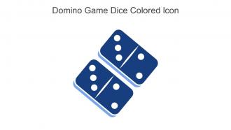 Domino Game Dice Colored Icon In Powerpoint Pptx Png And Editable Eps Format