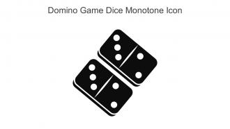 Domino Game Dice Monotone Icon In Powerpoint Pptx Png And Editable Eps Format