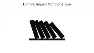 Domino Impact Monotone Icon In Powerpoint Pptx Png And Editable Eps Format