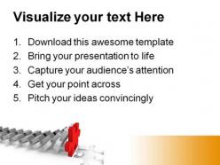 Domino of puzzle business powerpoint templates and powerpoint backgrounds 0511