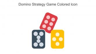 Domino Strategy Game Colored Icon In Powerpoint Pptx Png And Editable Eps Format