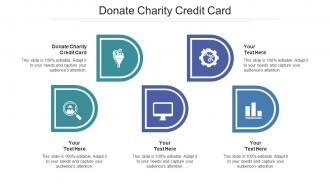 Donate Charity Credit Card Ppt Powerpoint Presentation Infographics Template Cpb