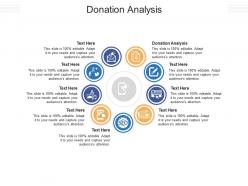 Donation analysis ppt powerpoint presentation icon visual aids cpb