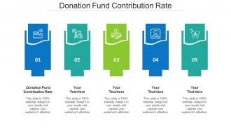 Donation Fund Contribution Rate Ppt Powerpoint Presentation Model Example Cpb