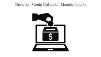 Donation Funds Collection Monotone Icon In Powerpoint Pptx Png And Editable Eps Format