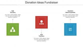 Donation Ideas Fundraiser Ppt Powerpoint Presentation Infographics Maker Cpb