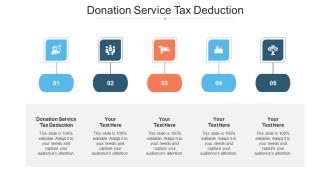 Donation Service Tax Deduction Ppt Powerpoint Presentation File Examples Cpb