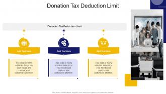 Donation Tax Deduction Limit In Powerpoint And Google Slides Cpb