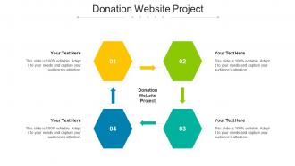 Donation Website Project Ppt Powerpoint Presentation File Ideas Cpb