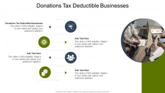 Donations Tax Deductible Businesses In Powerpoint And Google Slides Cpb