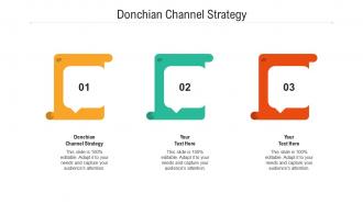 Donchian channel strategy ppt powerpoint presentation model professional cpb