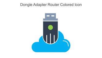Dongle Adapter Router Colored Icon In Powerpoint Pptx Png And Editable Eps Format