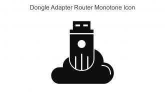 Dongle Adapter Router Monotone Icon In Powerpoint Pptx Png And Editable Eps Format