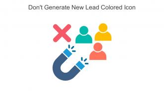Dont Generate New Lead Colored Icon In Powerpoint Pptx Png And Editable Eps Format