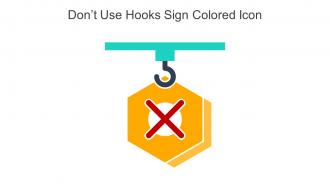 Dont Use Hooks Sign Colored Icon In Powerpoint Pptx Png And Editable Eps Format