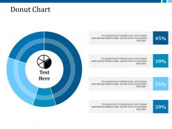 Donut chart ppt layouts background designs