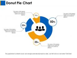 Donut pie chart finance marketing ppt layouts background designs