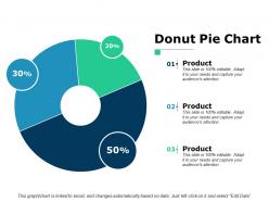 Donut pie chart finance ppt powerpoint presentation file slides
