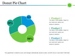 Donut pie chart powerpoint layout powerpoint presentation
