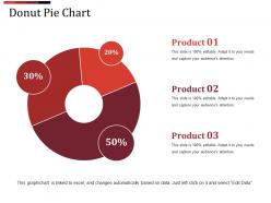 Donut pie chart powerpoint shapes template 2