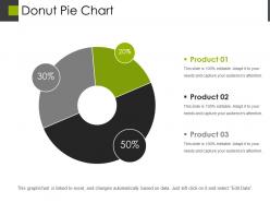 Donut pie chart powerpoint slide designs