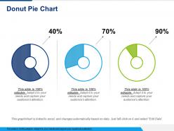 Donut pie chart powerpoint slide information