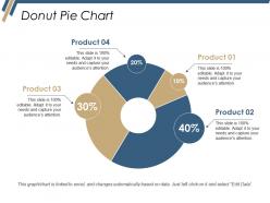 Donut pie chart ppt deck