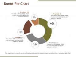 Donut pie chart ppt diagrams