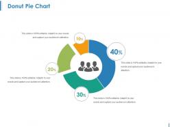 Donut Pie Chart Ppt Examples