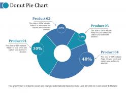 Donut Pie Chart Ppt Icon Example