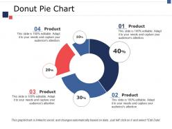 Donut pie chart ppt ideas graphic tips