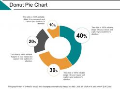 Donut pie chart ppt powerpoint presentation file influencers