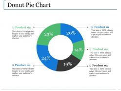 Donut Pie Chart Ppt Slides Portfolio
