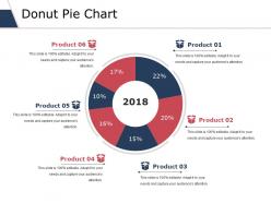 Donut pie chart ppt styles example