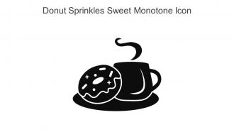Donut Sprinkles Sweet Monotone Icon In Powerpoint Pptx Png And Editable Eps Format