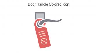 Door Handle Colored Icon In Powerpoint Pptx Png And Editable Eps Format
