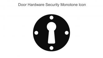 Door Hardware Security Monotone Icon In Powerpoint Pptx Png And Editable Eps Format