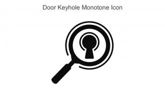 Door Keyhole Monotone Icon In Powerpoint Pptx Png And Editable Eps Format