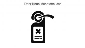 Door Knob Monotone Icon In Powerpoint Pptx Png And Editable Eps Format