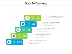 Door to door app ppt powerpoint presentation portfolio inspiration cpb