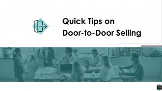Door to door sales training powerpoint presentation slides