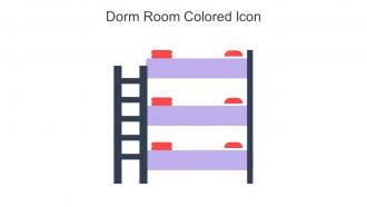 Dorm Room Colored Icon In Powerpoint Pptx Png And Editable Eps Format