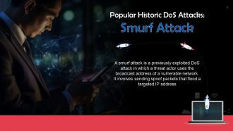 DoS and DDoS Attacks In Cyber Security Training Ppt Unique Content Ready