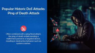 DoS and DDoS Attacks In Cyber Security Training Ppt Impactful Content Ready