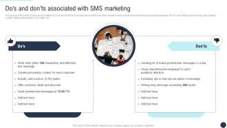 Dos And Donts Associated With SMS Developing Direct Marketing Strategies MKT SS V