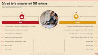 Dos And Donts Associated With SMS Marketing How To Develop Robust Direct MKT SS V
