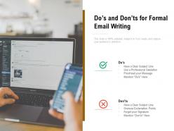 Dos and donts for formal email writing