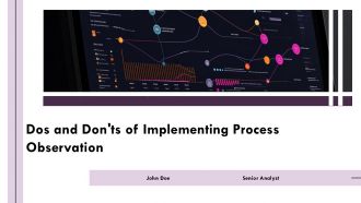 Dos And Donts Of Implementing Process Observation PPT Template AT