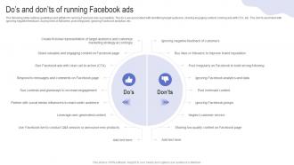 Dos And Donts Of Running Facebook Ads Driving Web Traffic With Effective Facebook Strategy SS V